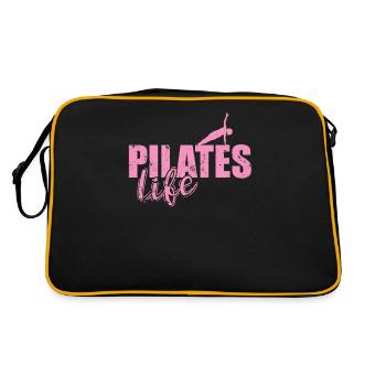 Words cannot convey the Love I have for Pilates - Retro Bag - black/gold - Back