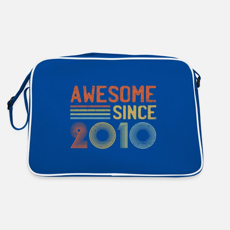 Awesome Since 2010 Birthday Vintage Retro Bag