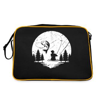 Pêche - Sac Retro - noir/or - Dos
