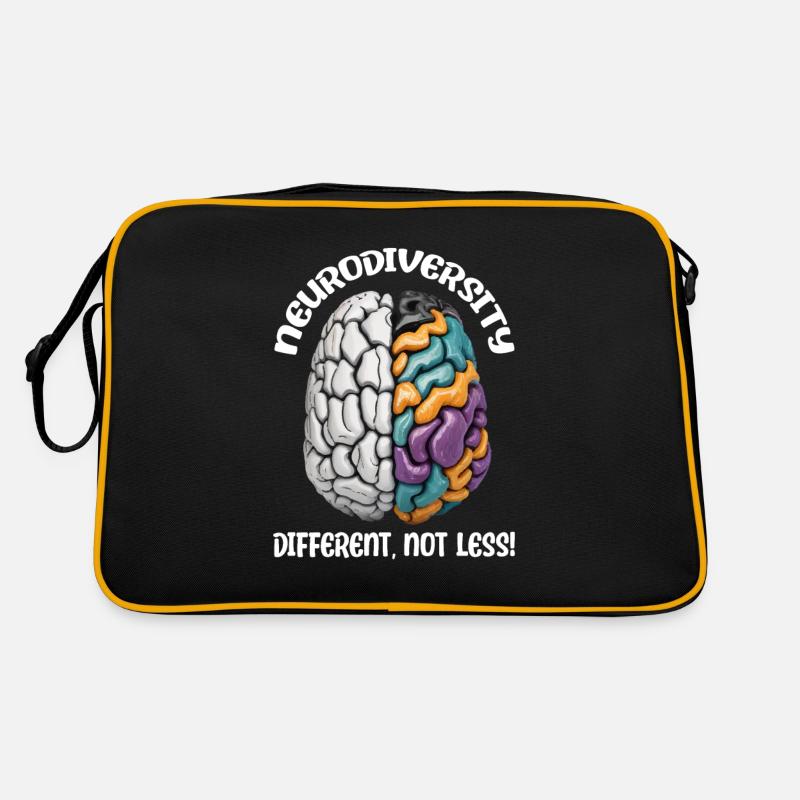 "Different, Not Less" Neurodiversity Retro Bag
