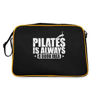 Pilates is always a good Idea Powerhouse - Retro Bag - black/gold - Back