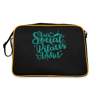 Anti Social Pilates Addict Powerhouse - Retro Bag - black/gold - Back