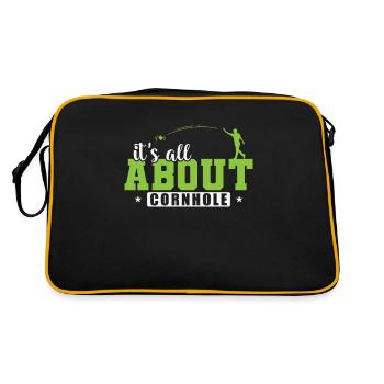 Tout tourne autour de Cornhole Game Hobby - Sac Retro - noir/or - Dos
