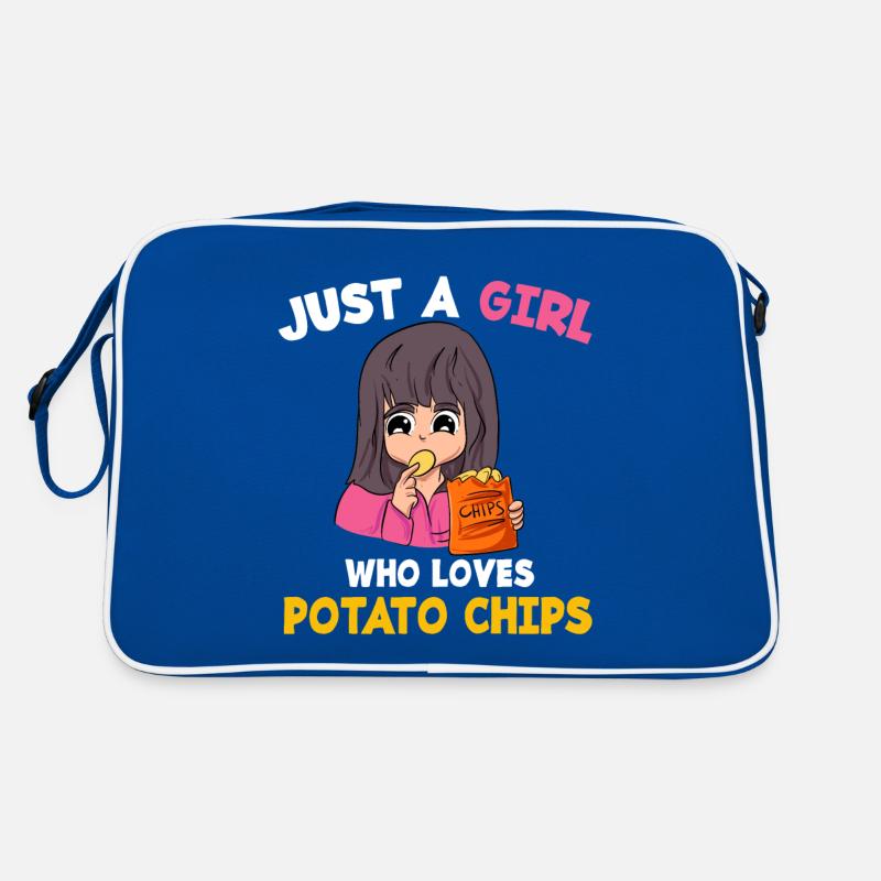 Chips Eating Snacks Candy Gift Retro Bag