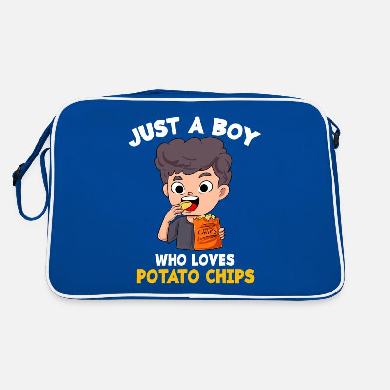 Chips Eating Snacks Candy Gift Retro Bag