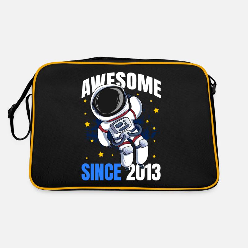Genial seit 2013 - 10. Astronautengeburtstag Retro Tasche