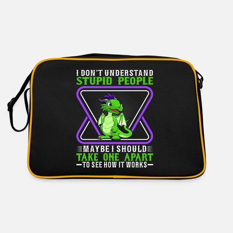 I Don't Understand Stupid People Maybe I Should Tak Retro Bag