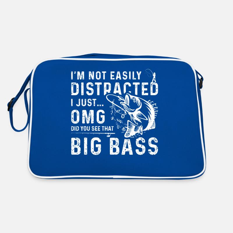 Ich bin nicht leicht abzulenken Ich bin einfach OM Retro Tasche
