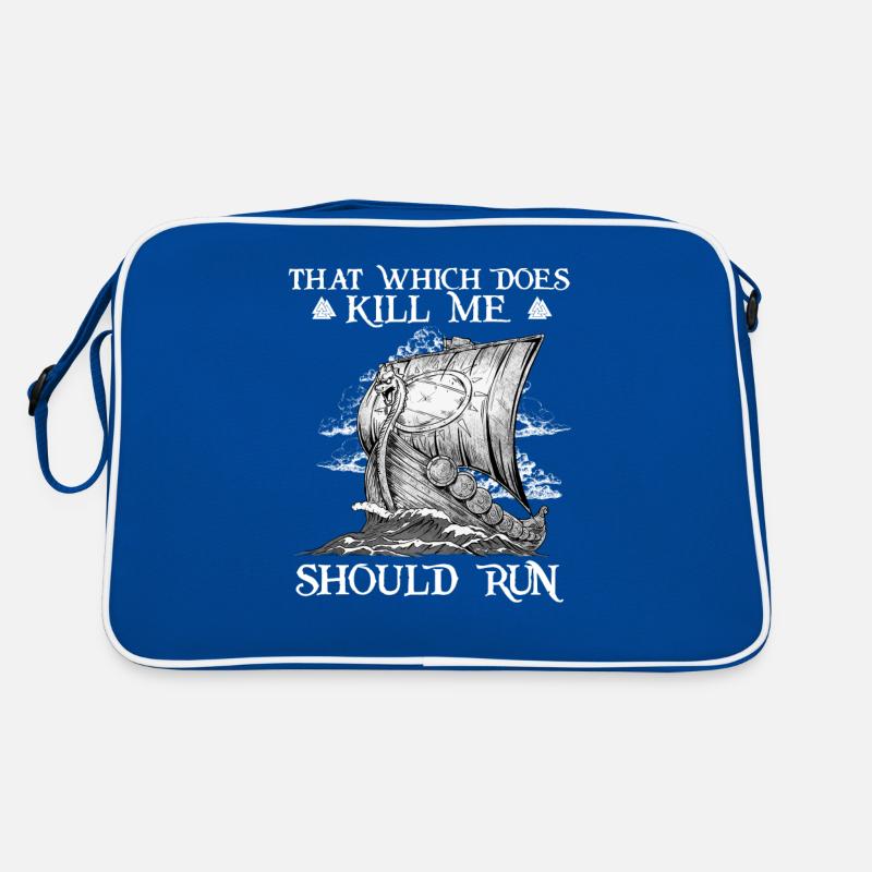 That Wich Does Kill Me Should Run I Walhalla Retro Tasche
