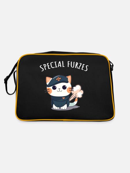 Uniforme militaire général Fart Cat spécial - Sac Retro - noir/or - Dos
