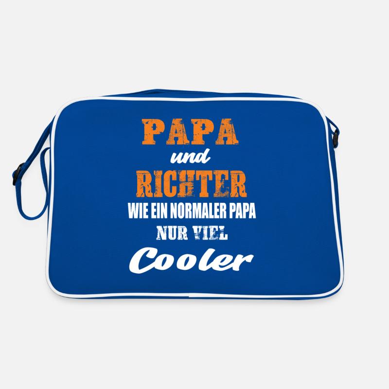 Papa und Richter Retro Tasche