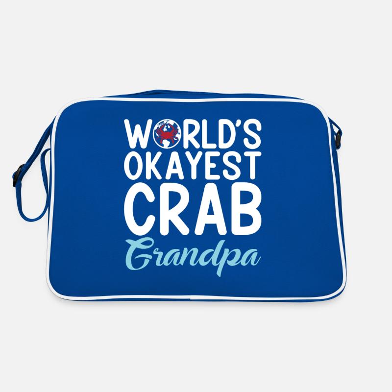 Krabbenliebhaber Geschenke Retro Tasche