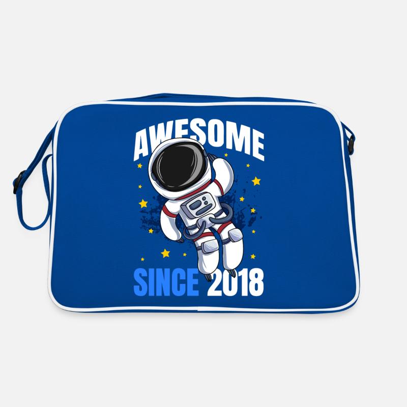Awesome seit 2018 - 5. Astronaut Geburtstag Retro Tasche