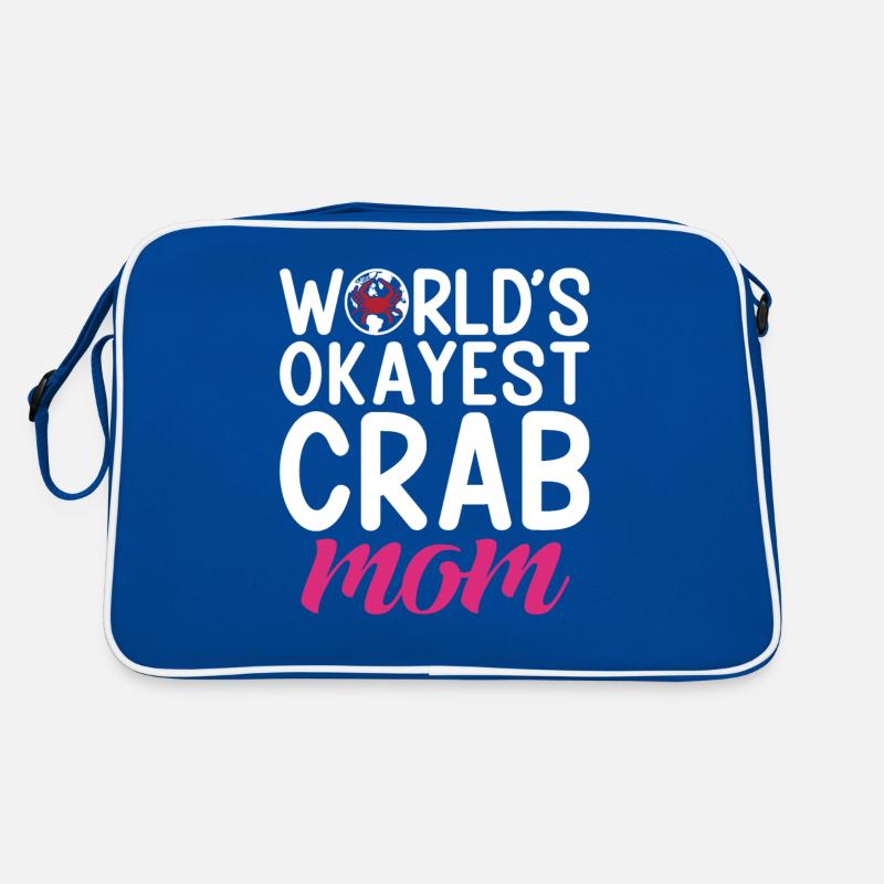 Krabbenliebhaber Geschenke Retro Tasche