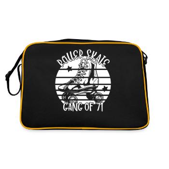 Roller Skaters Roller Skates Roller Skate Gang 1971 - Sac Retro - noir/or - Dos