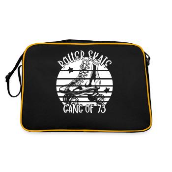 Roller Skaters Roller Skates Roller Skate Gang 1973 - Sac Retro - noir/or - Dos
