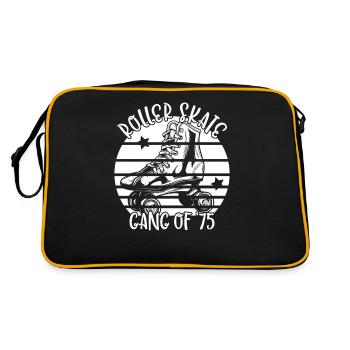 Roller Skaters Roller Skates Roller Skate Gang 1975 - Sac Retro - noir/or - Dos