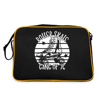Roller Skaters Roller Skates Roller Skate Gang 1976 - Sac Retro - noir/or - Dos