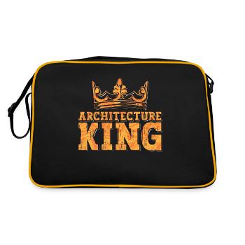 Architecture King Architectural Builder Architects - Retro Bag - black/gold - Back