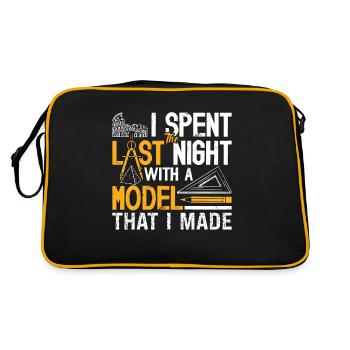 Architecture I Spent The Night With Architectural - Retro Bag - black/gold - Back