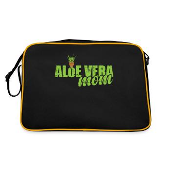 Aloe Vera Mom Médicinal Médecine des plantes cosmétiques - Sac Retro - noir/or - Dos