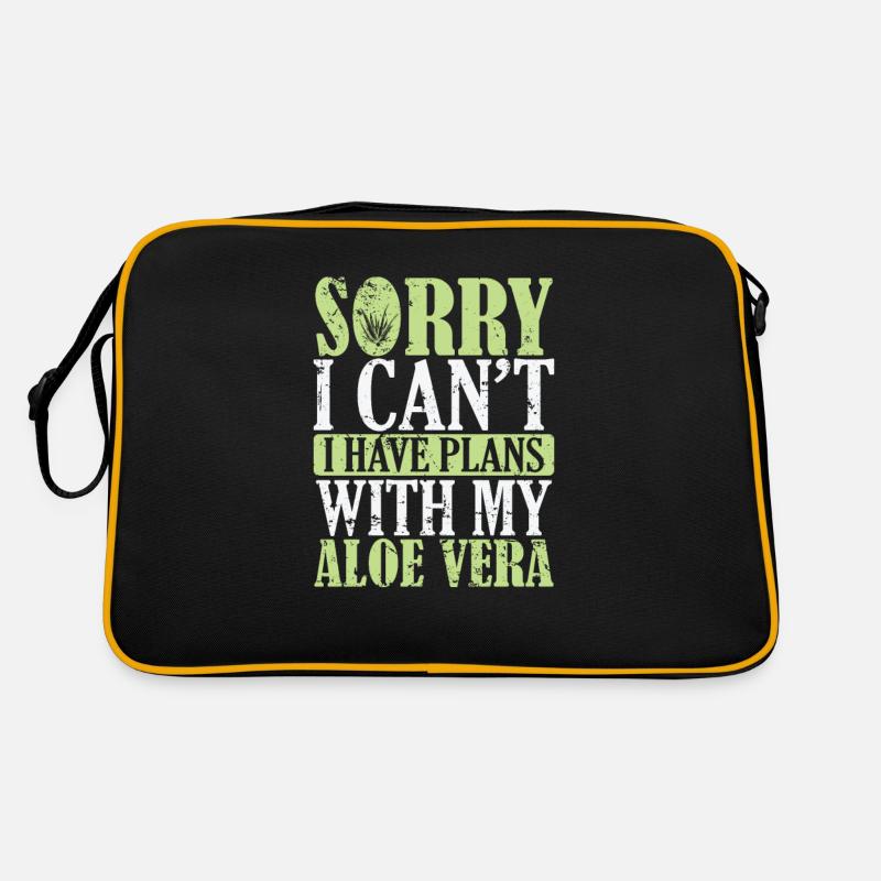 Sorry I can't I have Plans with my Aloe Vera Retro Tasche