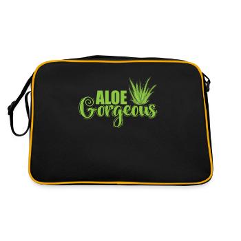 Aloe Gorgeous Aloe Vera Crème Cosmétiques - Sac Retro - noir/or - Dos