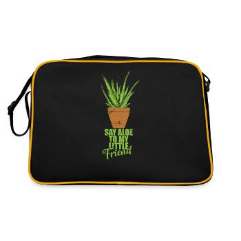 Dites Aloe à mon petit ami Aloe Vera Gel - Sac Retro - noir/or - Dos