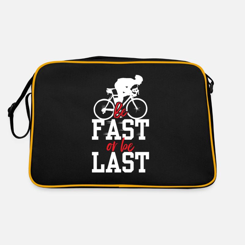 Soyez rapide ou soyez le dernier cycliste de course cycliste Sac Retro