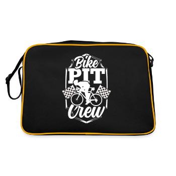 Bicycle pit crew Cyclists Cyclists Bicycle races - Retro Bag - black/gold - Back