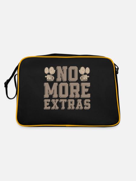 Filmmaking No More Extras Cinematography Filmmaker - Retro Bag - black/gold - Back