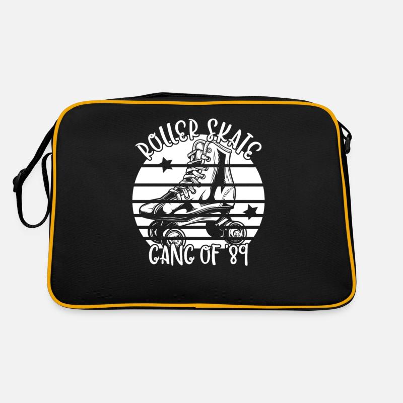 Roller Skaters Roller Skates Roller Skate Gang 1989 - Sac Retro - noir/or