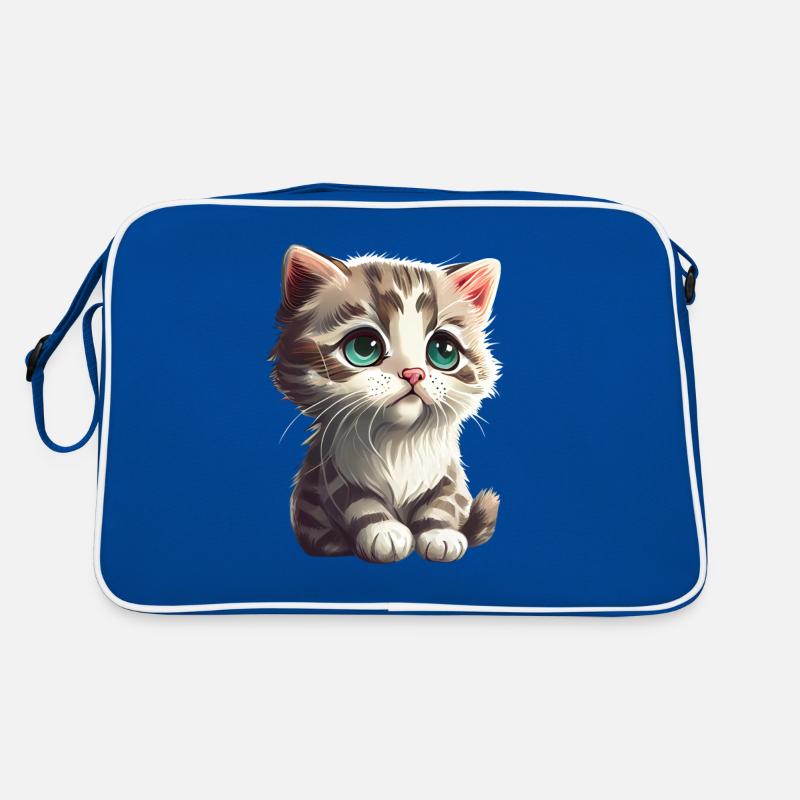 Katze Kätzchen Geschenk Retro Tasche
