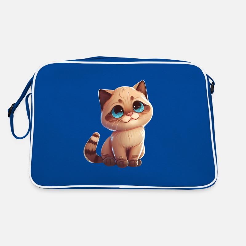 Katze Kätzchen Geschenk Retro Tasche