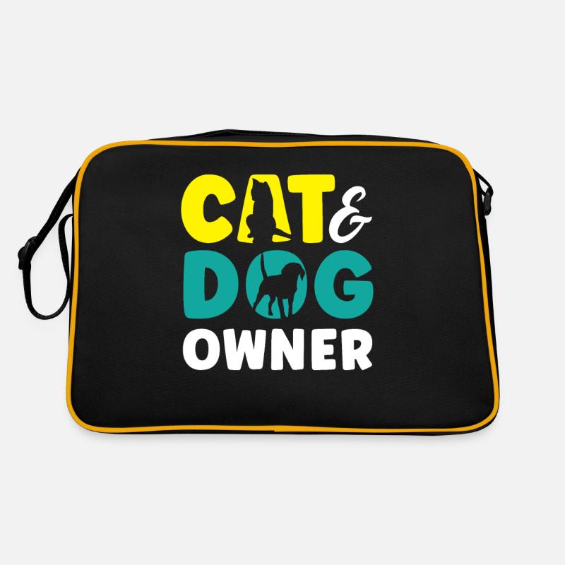 Chats et propriétaires de chiens Propriétaires de chiens Chiens de chat Sac Retro