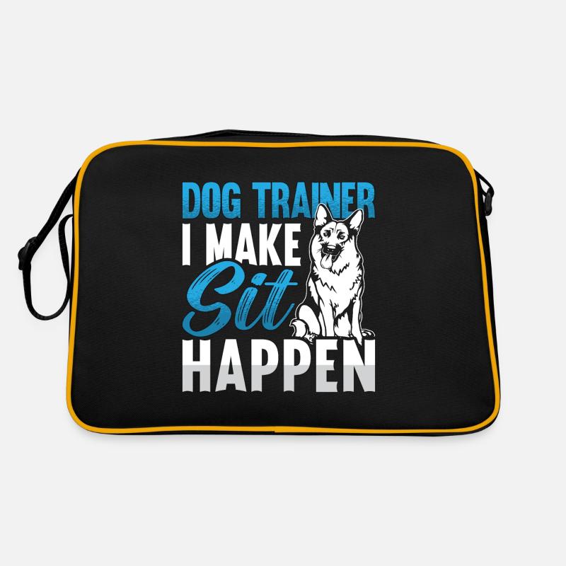 Dresseur d’animaux Dresseur de chiens Je fais Sit Dog Training Sac Retro