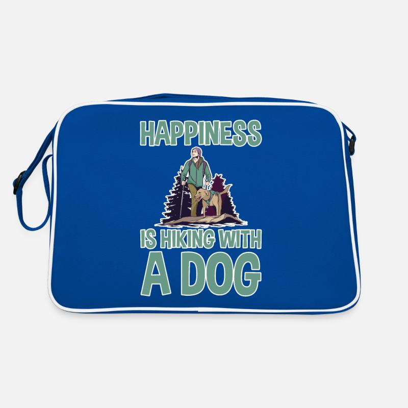 Le bonheur, c’est la randonnée avec un chien 2 Sac Retro