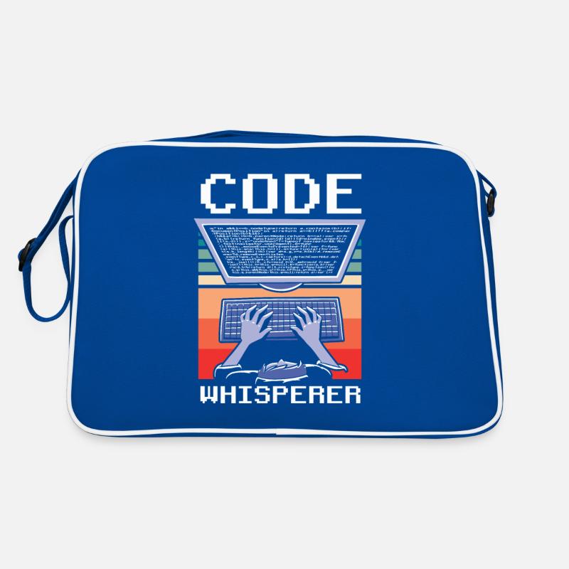Code Flüsterer Programmierer Coding Coder Retro Tasche