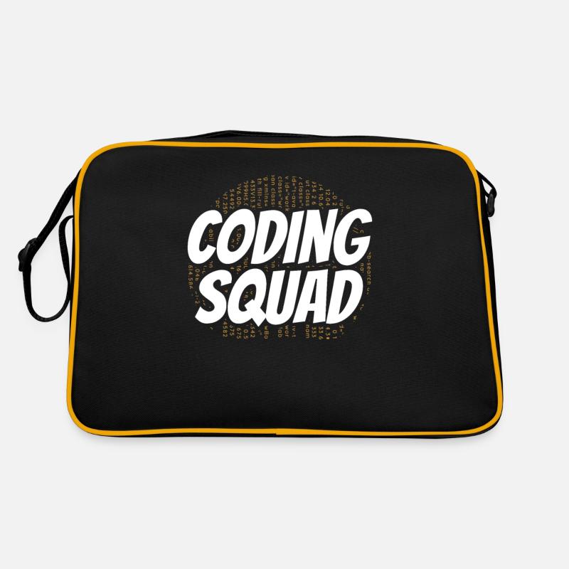 Coding Team Programmierer Programmieren Coder Retro Tasche