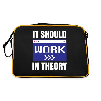 In theory, it should work coding code - Retro Bag - black/gold - Back