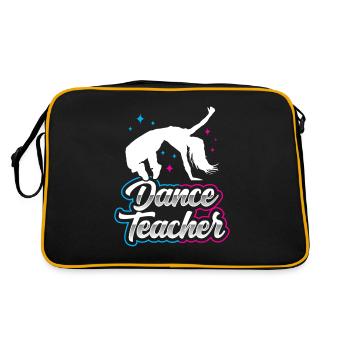 Dance Teacher Dance Course Dance School Dance Teacher - Retro Bag - black/gold - Back