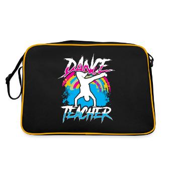 Dance Teacher Dance Teacher Dance School Dance Course - Retro Bag - black/gold - Back