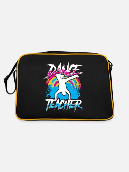Dance Teacher Dance Teacher Dance School Dance Course - Retro Bag - black/gold - Back