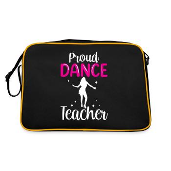 Proud Dance Teacher Girl Dance Teacher Dance Class - Sac Retro - noir/or - Dos
