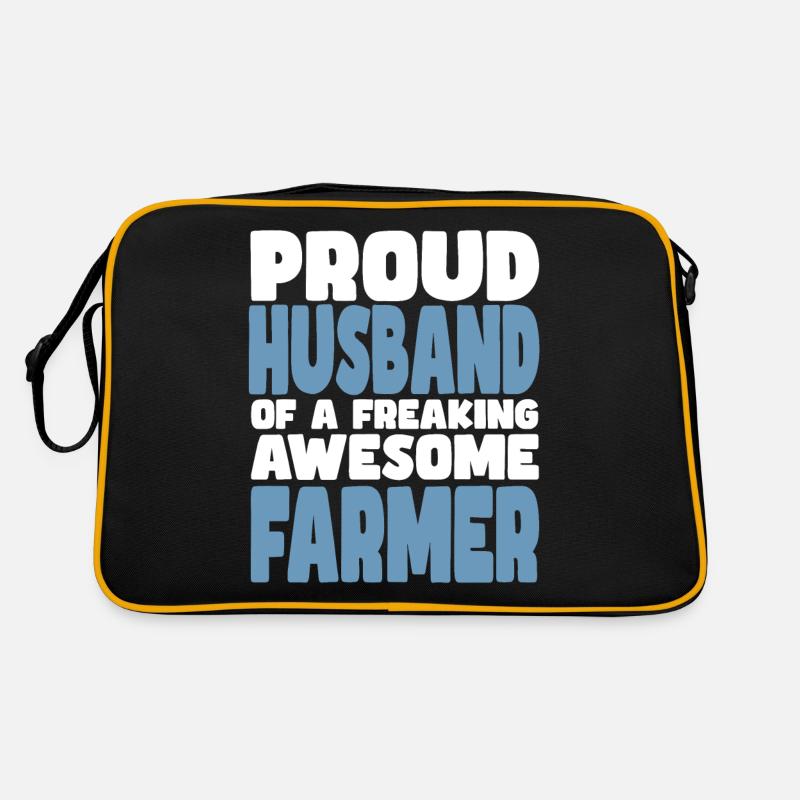 Stolze Ehefrau Eines Verdammt Guten Landwirts Retro Tasche