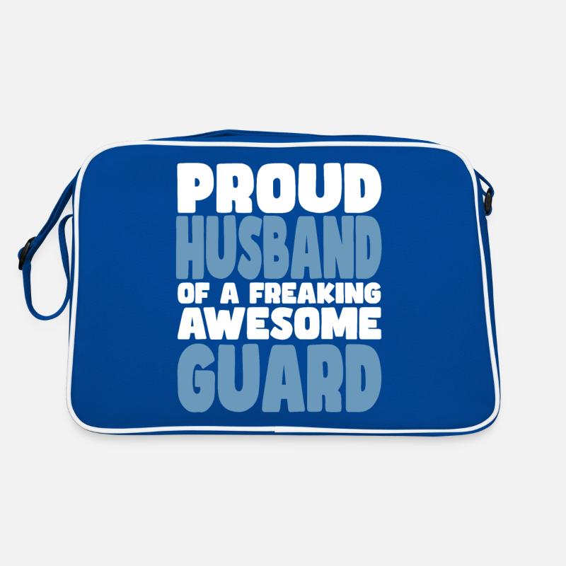 Fière épouse d’un sacré bon agent de sécurité Sac Retro