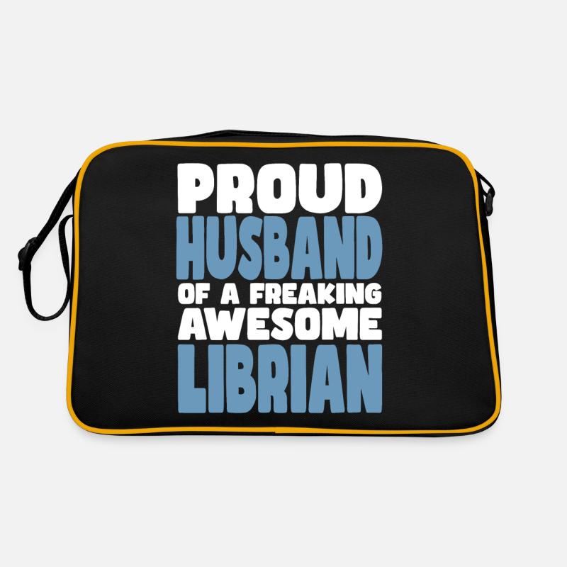 Fière épouse d’un sacré bon bibliothécaire Sac Retro