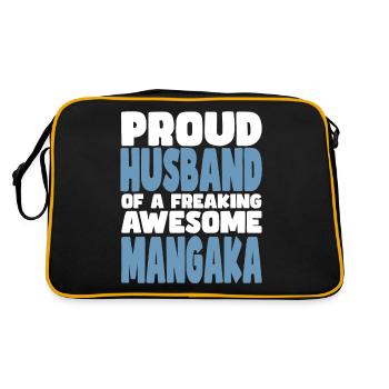 Fière épouse d’un sacré bon mangaka - Sac Retro - noir/or - Dos