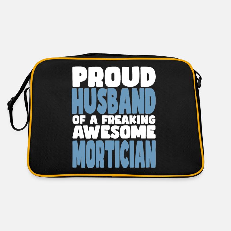 Stolze Ehefrau Eines Verdammt Guten Bestatters Retro Tasche