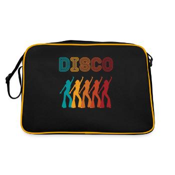 Disco Queens Retro 80s 70s 90s Vintage - Sac Retro - noir/or - Dos